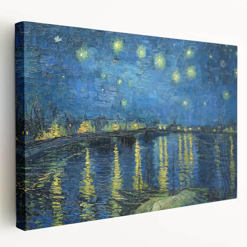 Van Gogh Art Prints - Starry Night Over the Rhône Canvas Artwork Order Now