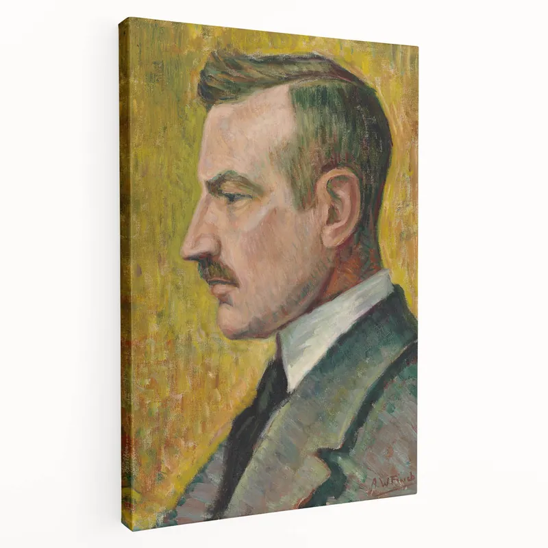 Modern Wall Art: Portrait of Magnus Enckell - Timeless Elegance Holiday Sale
