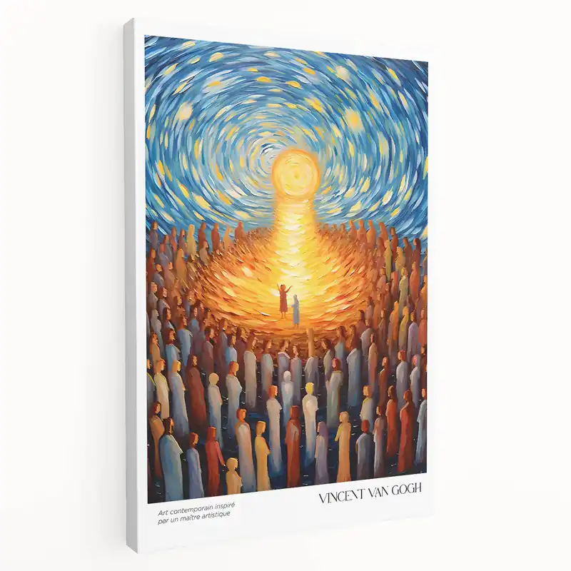 Limited Edition Radiant Gathering Under Sunlight Wall Art - Van Gogh Canvas Prints