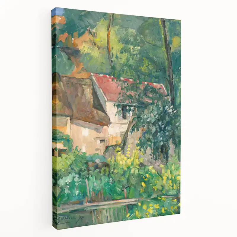 Deal Impressionist Landscape Wall Art - Cézanne's House of Père Lacroix Print
