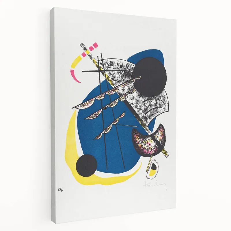 Vibrant Abstract Modern Art Print - Kleine Welten II by Wassily Kandinsky Original