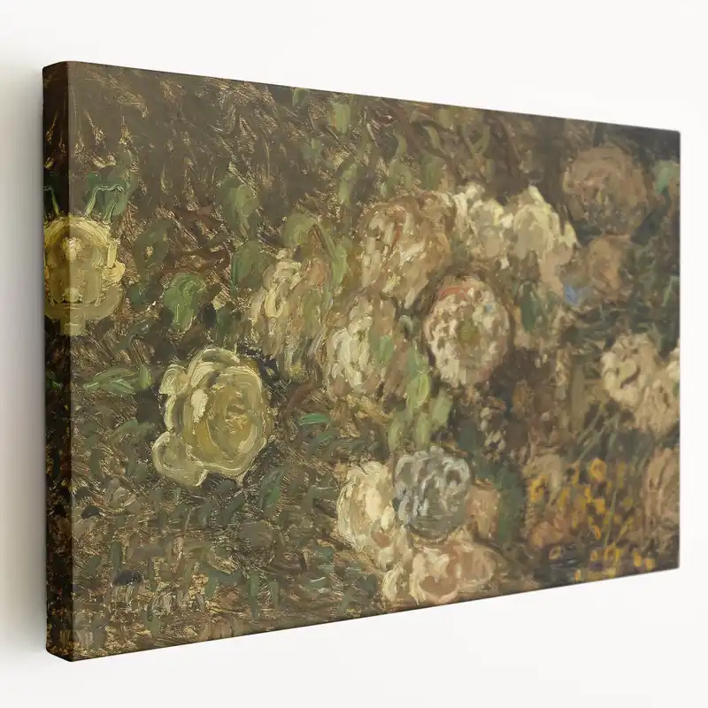 Buy Online Impressionist Floral Wall Art - Monet's Bloemen Flower Print, Framed