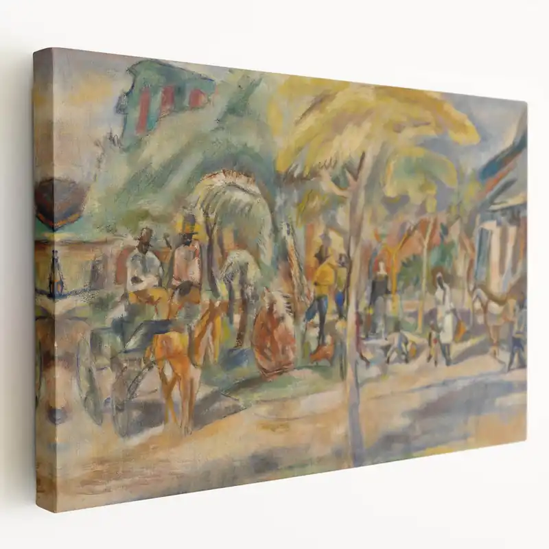 Southern Landscape Modern Wall Art - Vibrant Contemporary Decor Piece Limited Edition