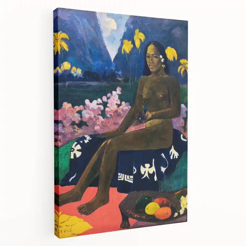 Modern Tropical Portrait - Vibrant Art Print by Paul Gauguin for Home Decor Certified