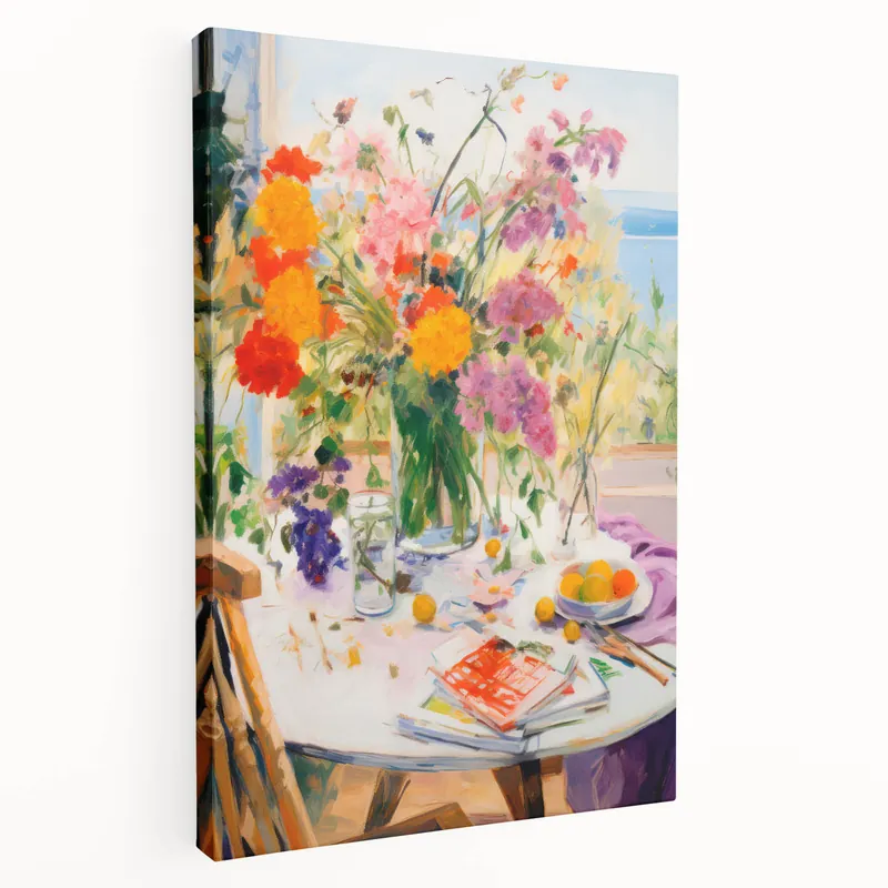 Maximalist Wall Art - Eclectic Floral Print for Bold, Vibrant Home Decor Holiday Sale