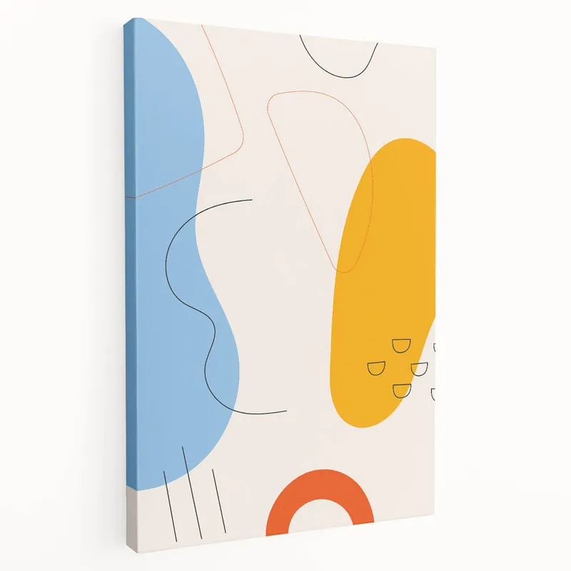 While Supplies Last Bohemian Wall Art | Eclectic Boho Decor Canvas | Vibrant Abstract Design