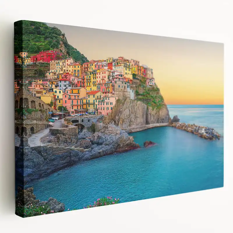 Cinque Terre Landscape – Italian Coastal Wall Art for Mediterranean Homes Factory Price