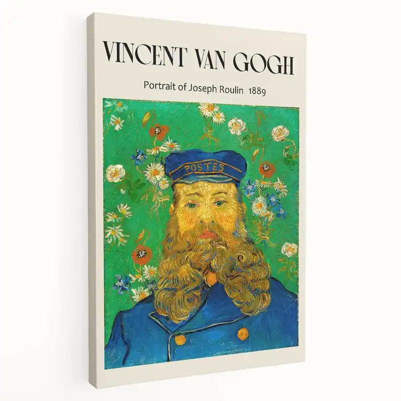 While Supplies Last Vincent van Gogh Wall Art - Portrait of Joseph Roulin 1889, Canvas Print