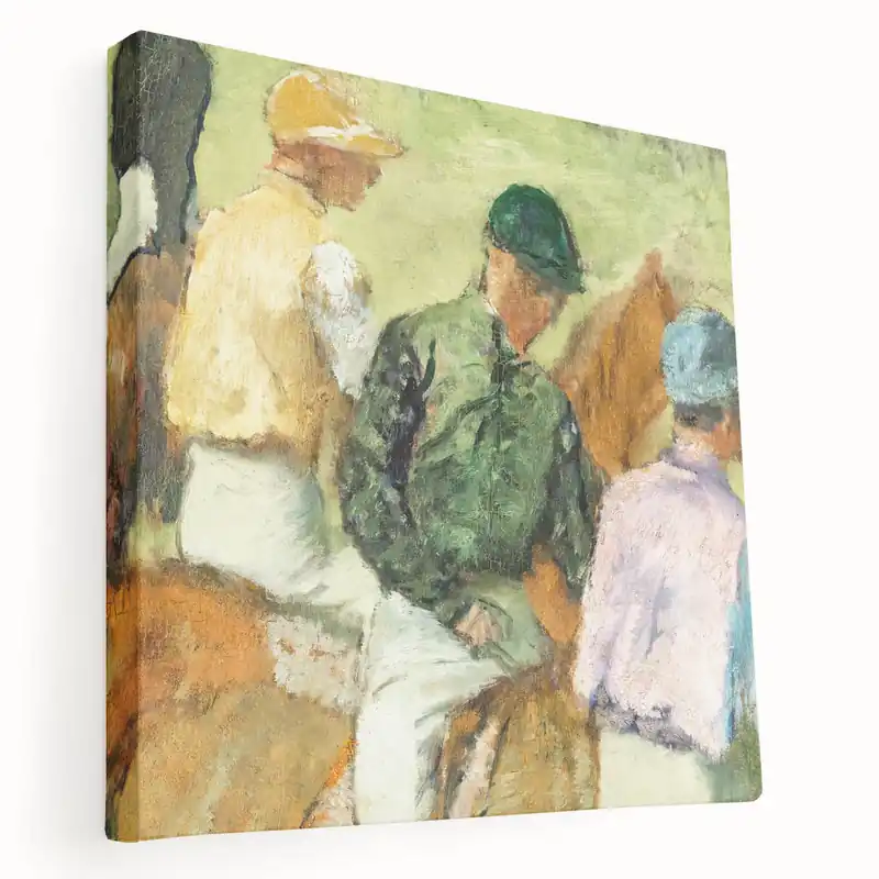 Express Delivery Edgar Degas Prints | Jockeys on Horseback | Famous Impressionist Art