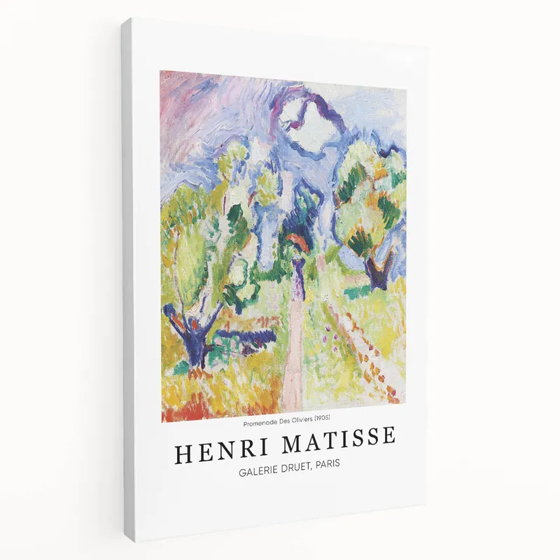Bulk Order Henri Matisse Art Prints – Promenade Des Oliviers, 1905 – Matisse Canvas Art