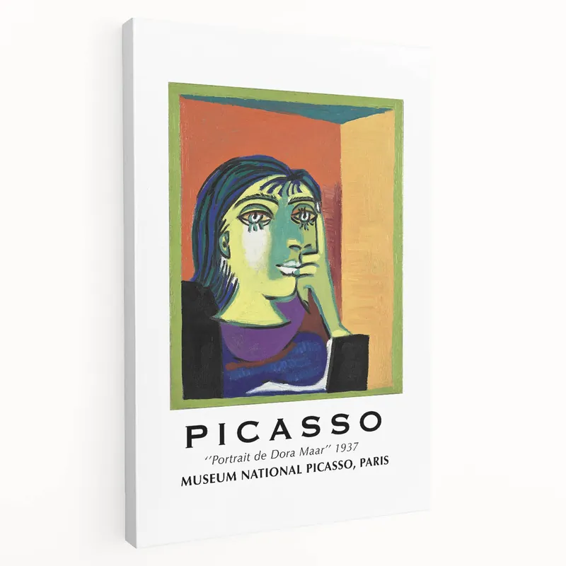 Get Yours Picasso Wall Art | Portrait of Dora Maar | Abstract Cubist Canvas Print