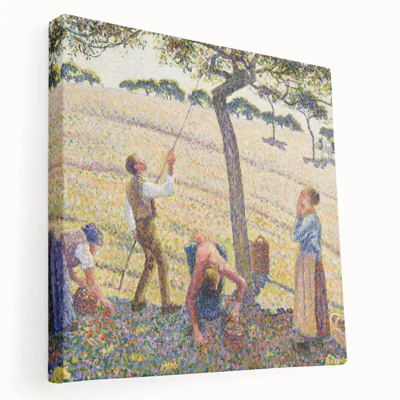 Exclusive Camille Pissarro Art - Apple Harvest Scene | Pissarro Impressionist Art