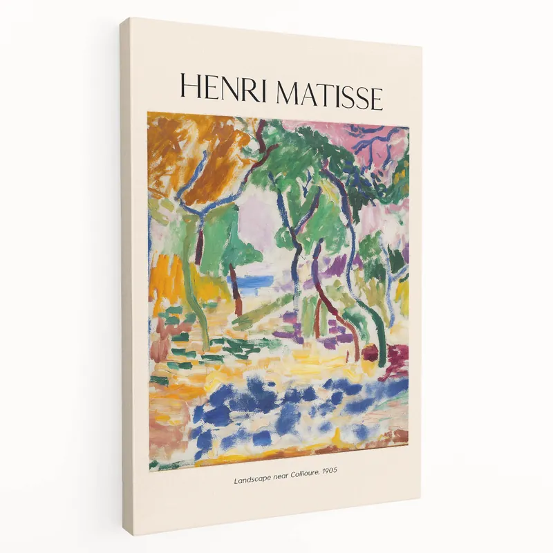 New Release Henri Matisse Art Prints - Landscape near Collioure 1905 Fauvism Wall Art