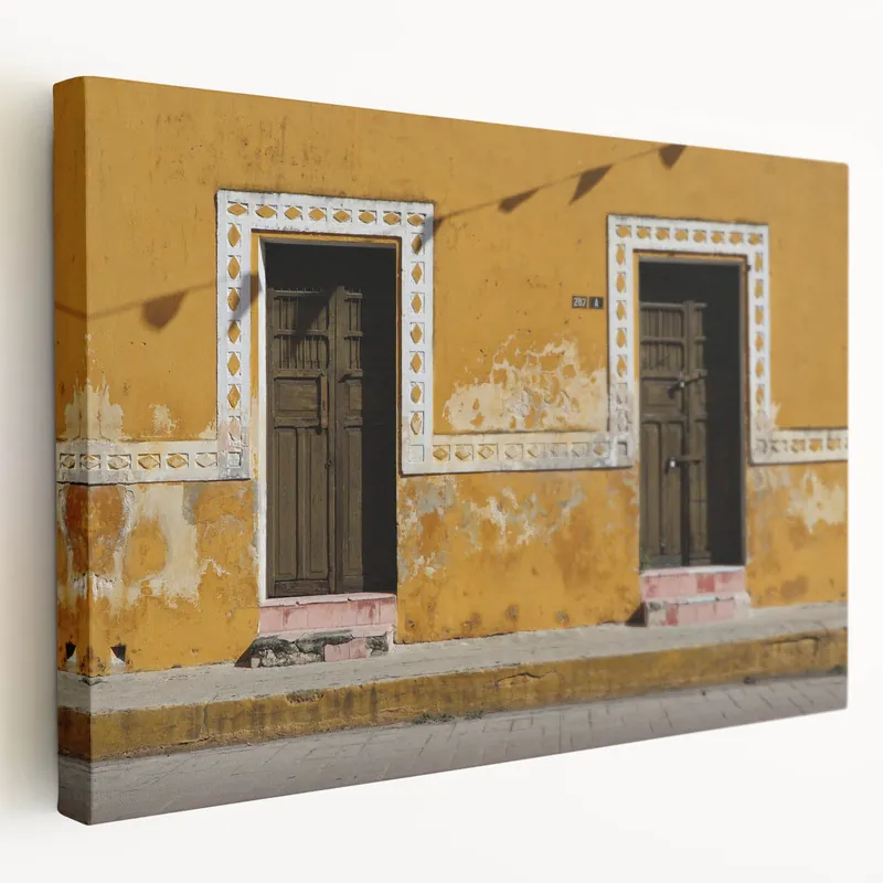 Fan Favorite Quintana Roo Wall Art – Mexico Scenery Prints of Rustic Colonial Doorways