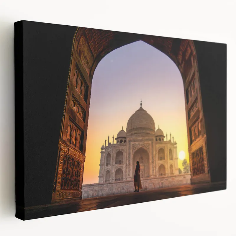 Best Seller Taj Mahal Silhouette Wall Art - Scenic India Prints and Framed Art