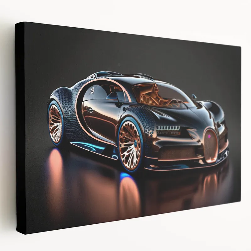 Luxurious Exotic Car Wall Art - High-Speed Supercar Canvas Print Holiday Sale
