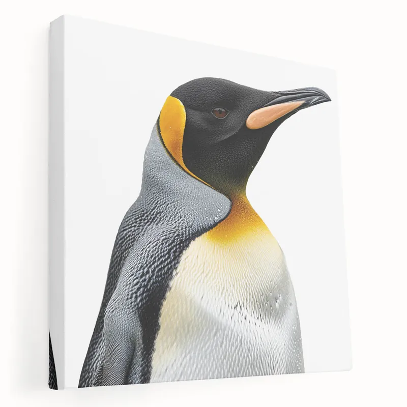Vibrant Penguin Portrait Art - Colorful Wildlife Wall Decor Print Special Offer