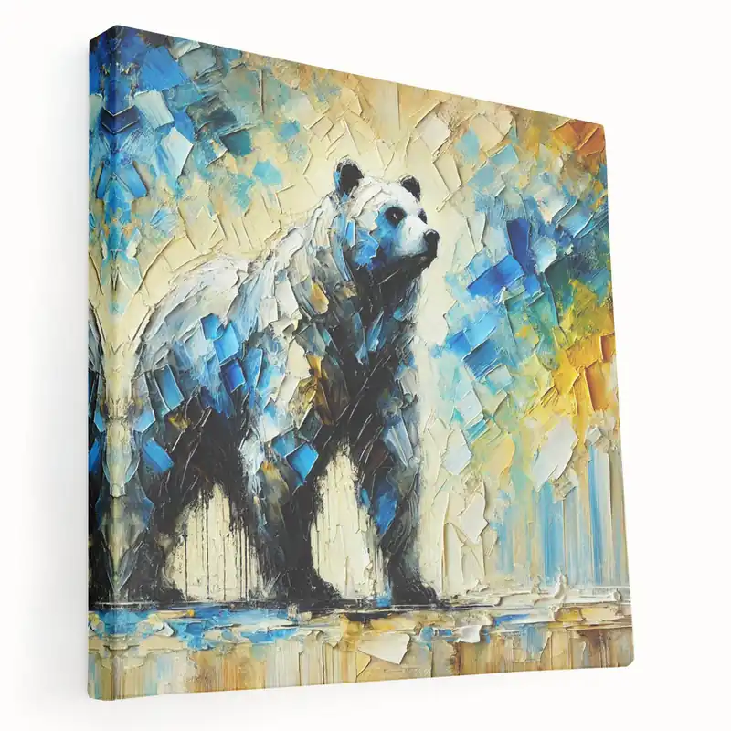 Clearance Graceful Bear Art Print - Beautiful Wildlife Bear Canvas