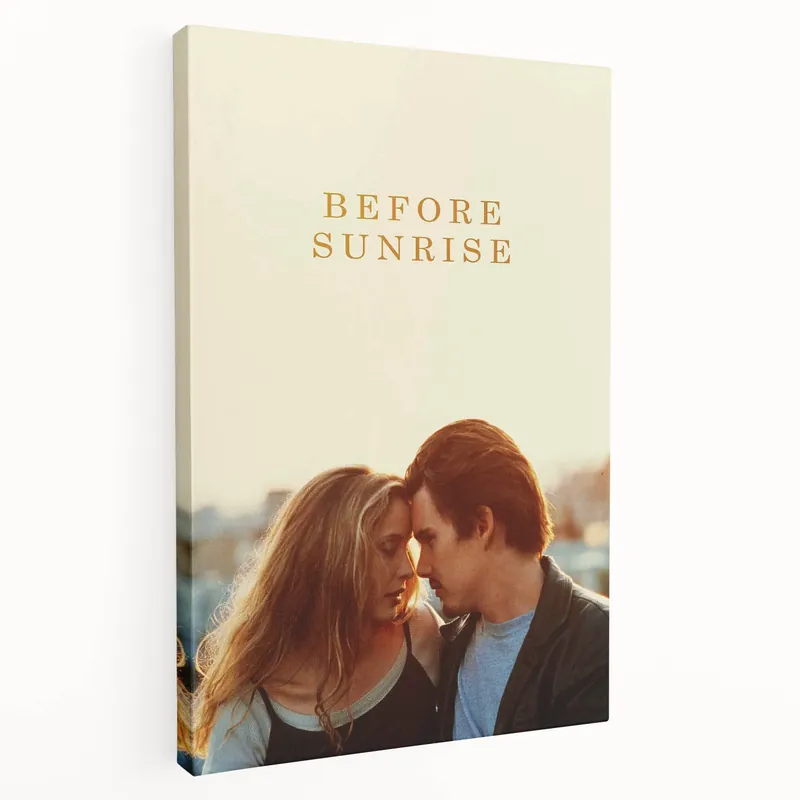 1990s Vintage Movie Poster – Before Sunrise Romantic Film Art Must Have