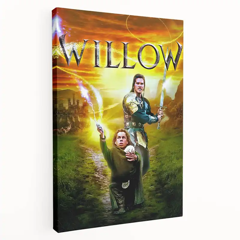 Fresh Stock Willow Movie Poster – Epic Fantasy Adventure Wall Art – Retro 80s Wall Decor