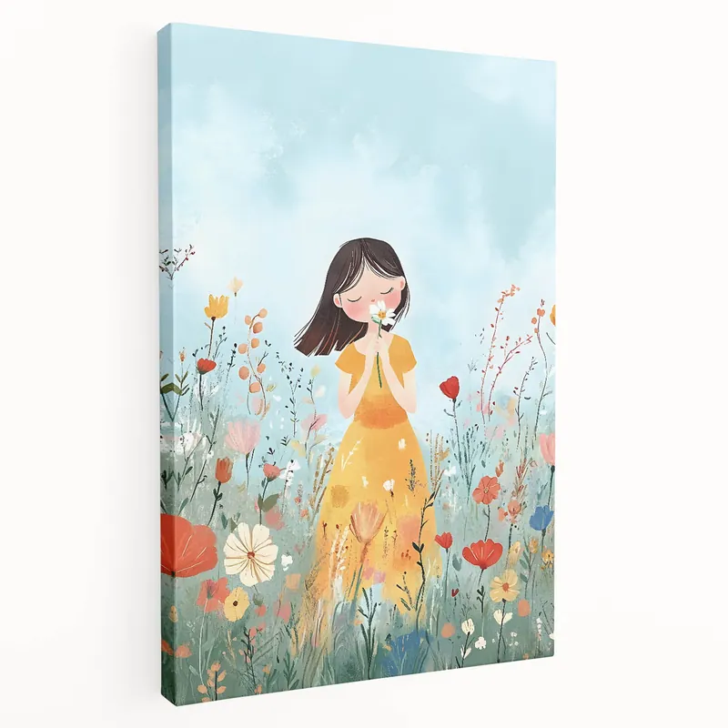 Must Have Floral Girl Nursery Wall Art - Baby Room & Kids Room Decor