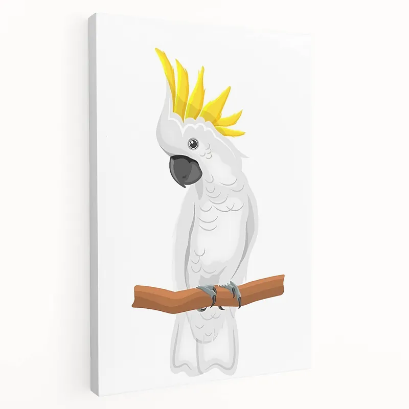 Cockatoo Parrot Nursery Wall Art – Baby Room & Kids Decor Print While Supplies Last