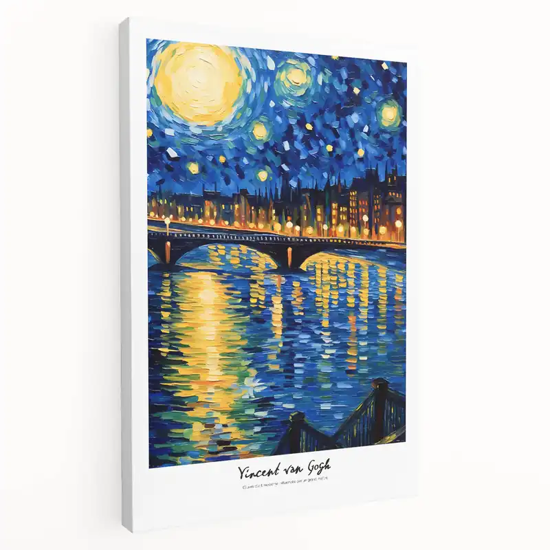 Vincent van Gogh Wall Art - Starry Night Over the Rhône Canvas Print Last Chance