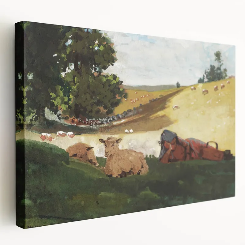 Realism Art Print – Warm Afternoon by Winslow Homer | Serene Pastoral Scene Direct From Factory