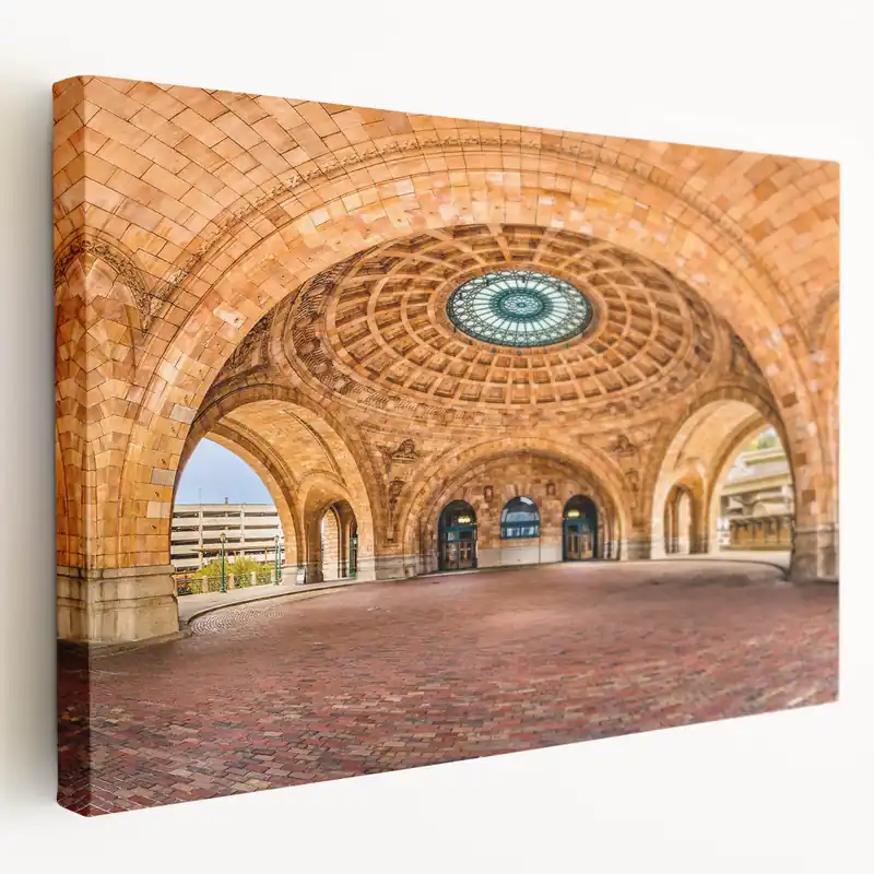 Super Sale Historic Pittsburgh Art Prints – Union Station Dome Canvas Photography