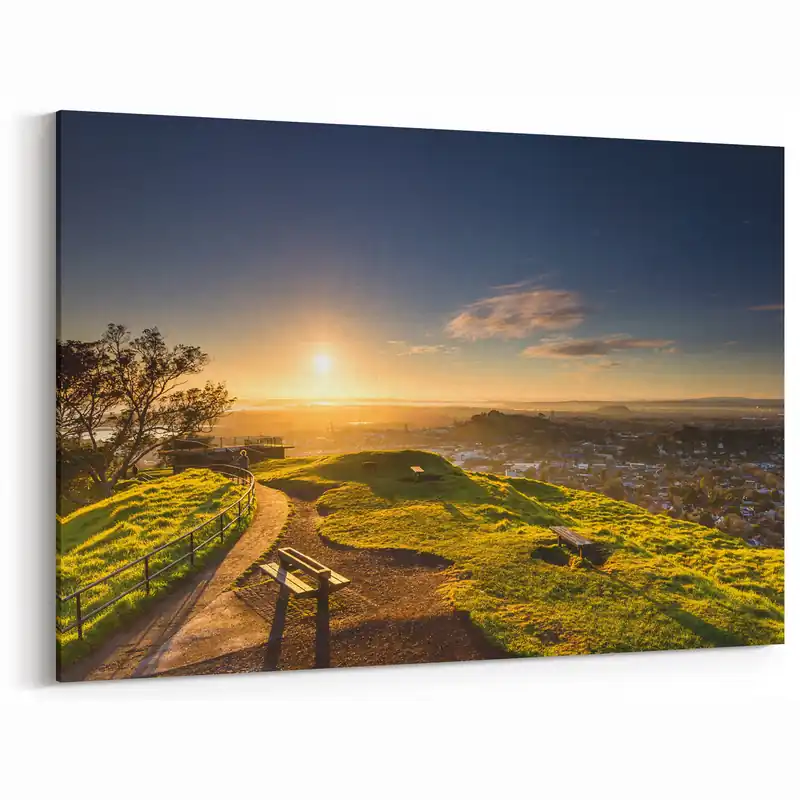 Sunrise over Auckland - Landscape Art Canvas Order Now