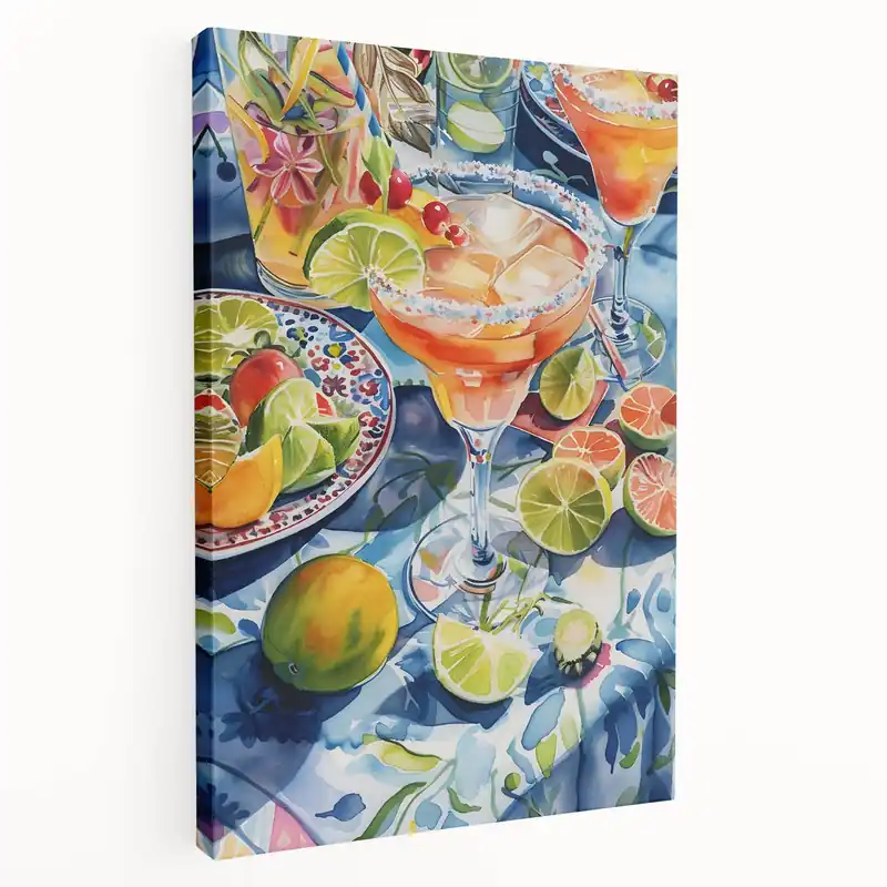 Vibrant Margarita Cocktail Wall Art - Bar and Kitchen Drink Decor Time-Limited