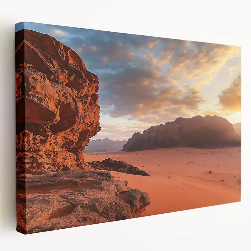 Bulk Order Golden Desert Landscape Wall Art - Red Rock Canvas Prints