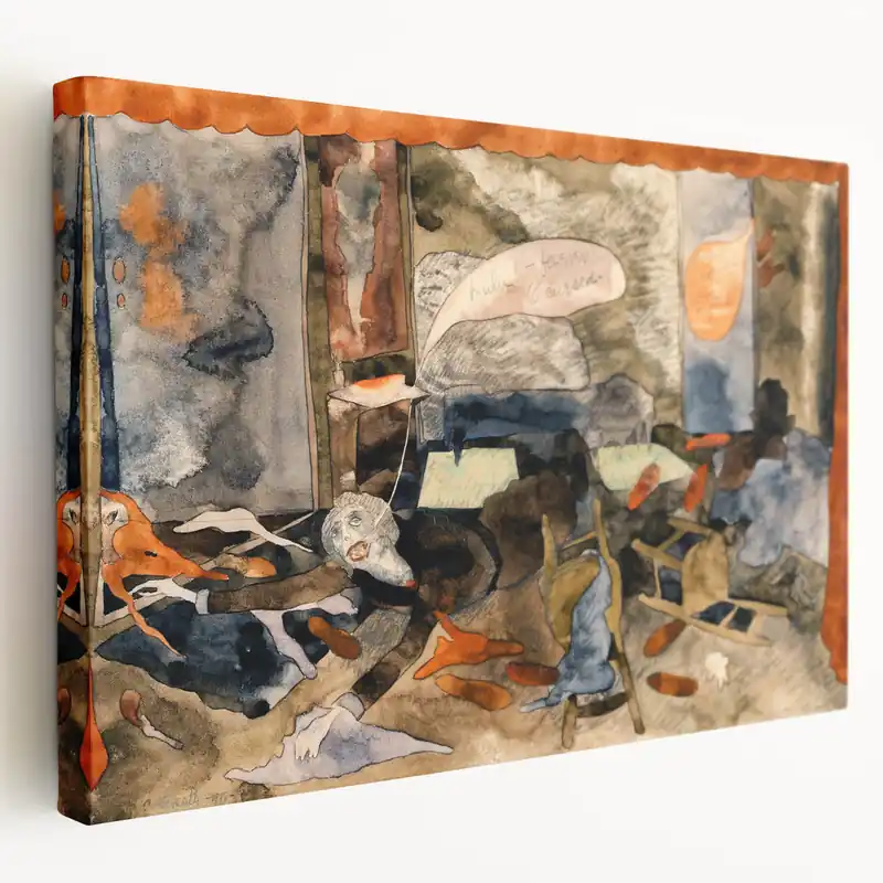 Wholesale Modern Expressionist Art - Abstract Dramatic Scene Wall Decor