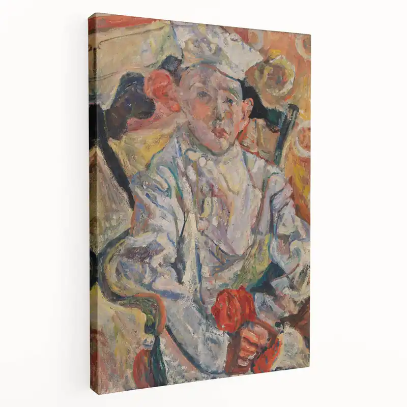 Trusted Brand Expressionist Art: The Pastry Chef | Vibrant Chaim Soutine Portrait