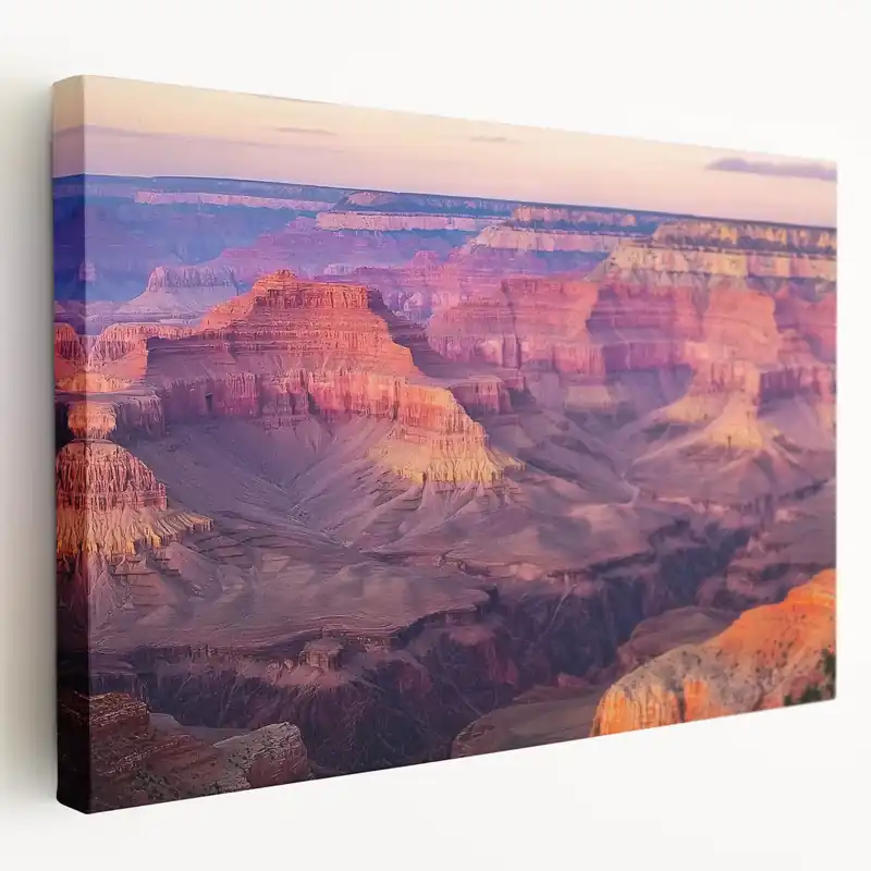 Super Sale Grand Canyon Sunset Art - Majestic Canyon Landscape Canvas Prints