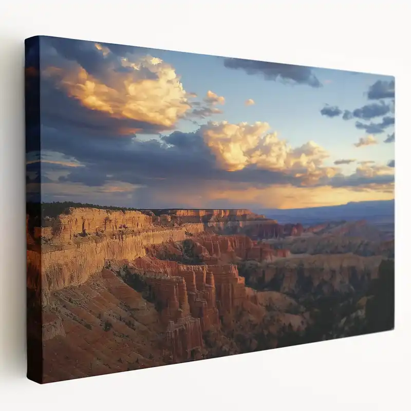 Golden Canyon Wall Art - Stunning Nature Canyon Canvas Prints Decor Cheap