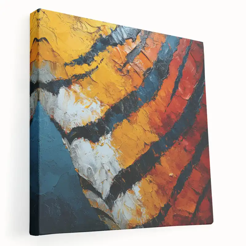 Buy Today Dynamic Strokes and Lines Abstract Art – Modern Brush Strokes Canvas