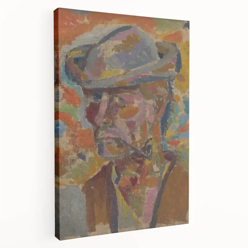 Expressionist Art Portrait – Vibrant Modern Expressionism Canvas Print Don’t Miss Out