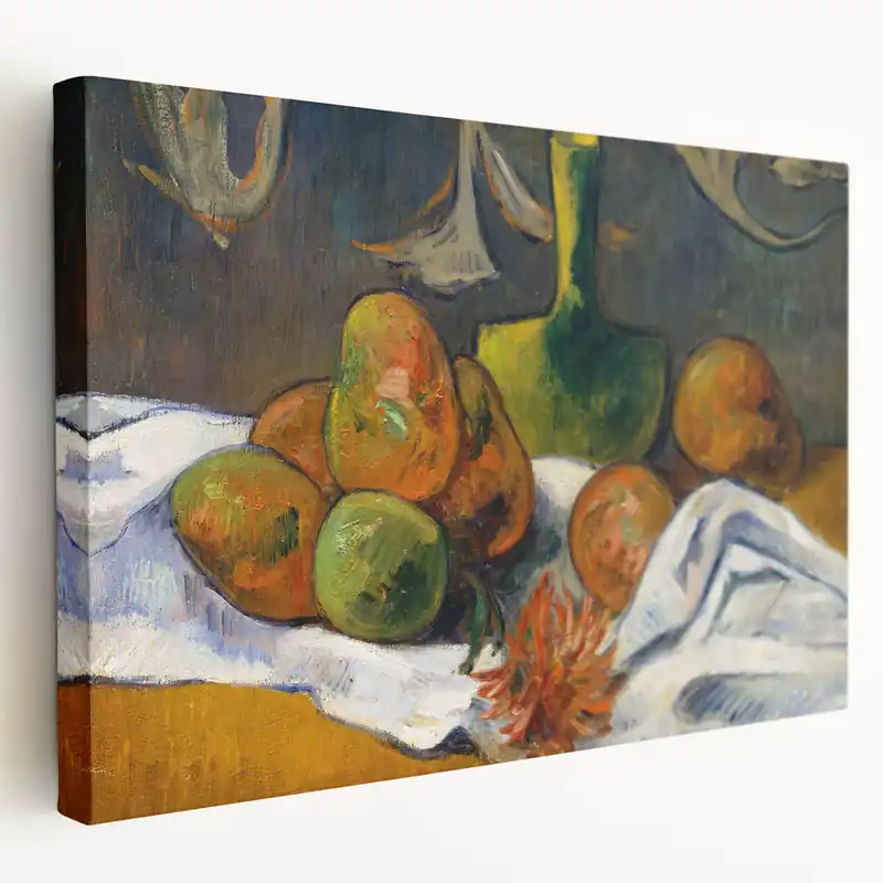 Modern Wall Art: Paul Gauguin’s Colorful Still Life with Fruit High Quality