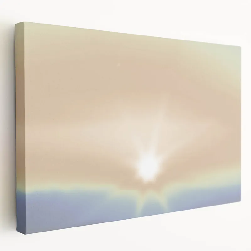 Premium Nature-Inspired Gradient Sunset Art | Abstract Textured Wall Décor