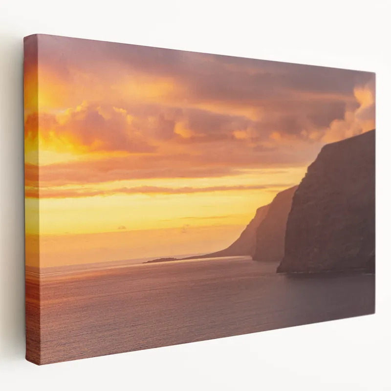 Editor’s Pick Canary Islands Photography Prints - Dramatic Sunset Coastline Art