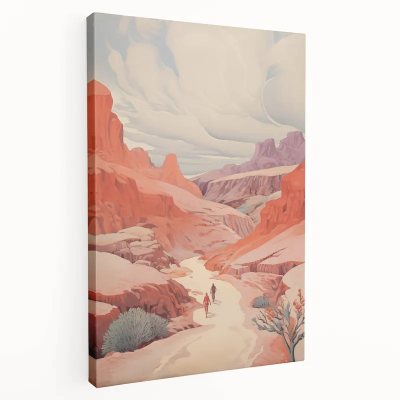 Mega Sale Electric Wall Art: Vibrant Desert Landscape - Modern Electric Decor