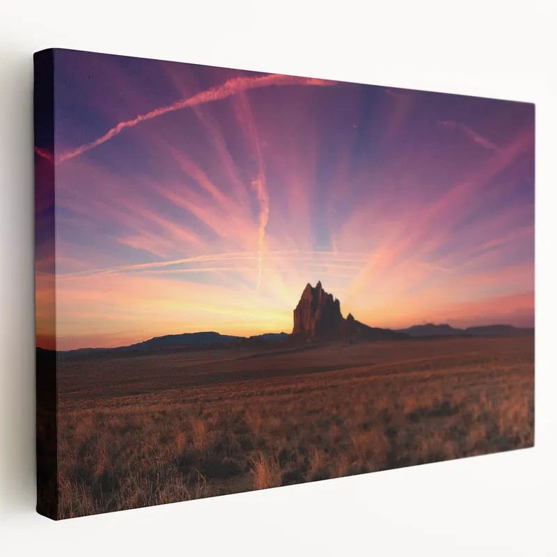 Taos Paintings – Breathtaking New Mexico Sunset Landscape Southwestern Art No Minimum Order