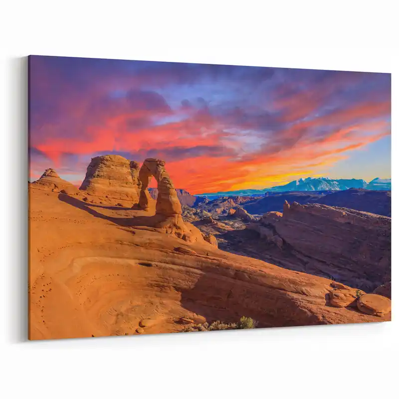 Southwestern Landscape Art – Delicate Arch at Sunset in Arches National Park Special Discount