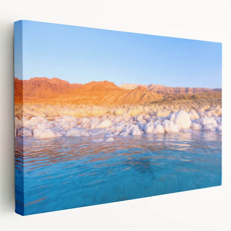 Dead Sea Salt Formations - Stunning Jordan Wall Art in Desert Landscape Buy Direct