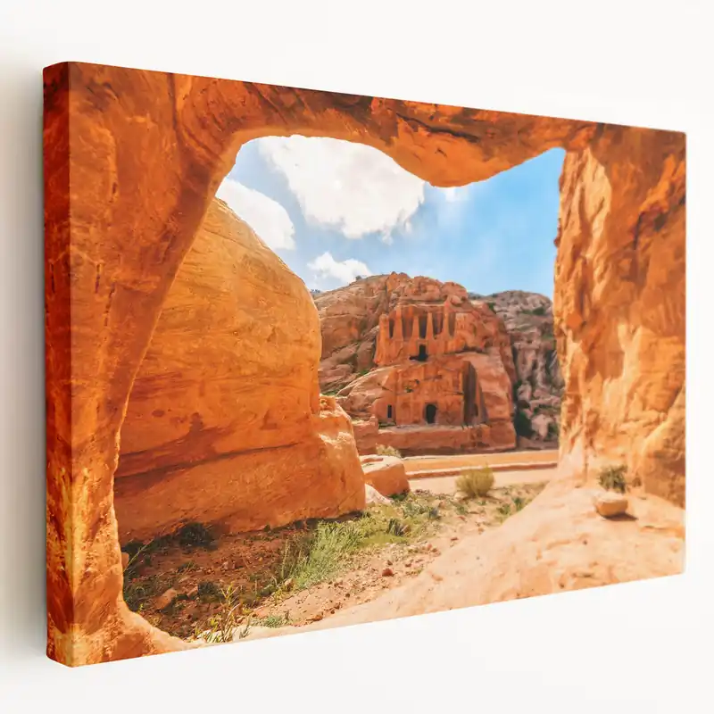 Petra Wonders - Stunning Jordan Wall Art in Ancient Desert Landscape Best Price