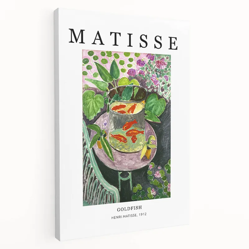 Free Delivery Henri Matisse Art Prints – Goldfish Canvas Wall Art – Fauvism Masterpiece