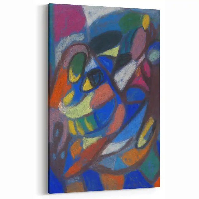 Adolf Hölzel Art: Bold Avant-Garde Abstract Print with Vibrant Hues Best Seller