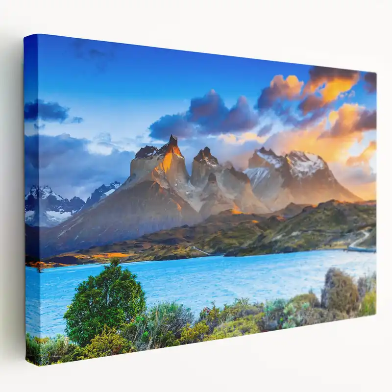South America Wall Decor - Torres del Paine Chile Landscape Prints Best Price
