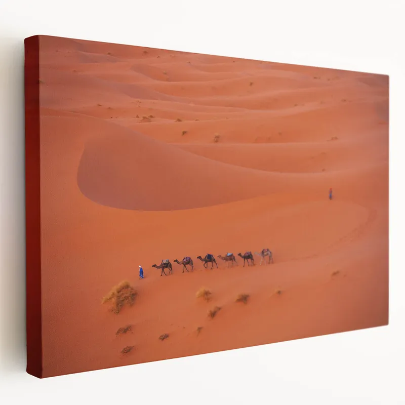 Desert Camel Caravan – Mesopotamian Sands Scenic Wall Art Seasonal Sale